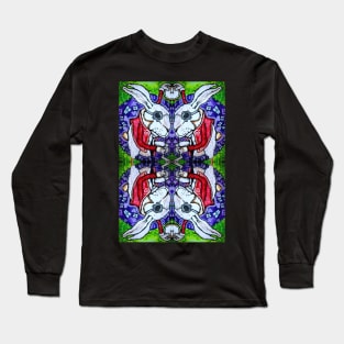 White Rabbit PATTERN Long Sleeve T-Shirt